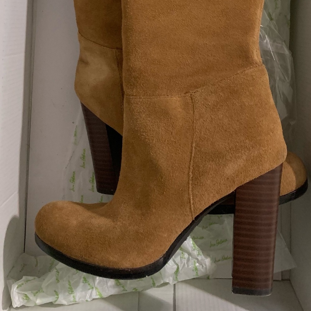 Sam Edelman Victoria camel suede boot